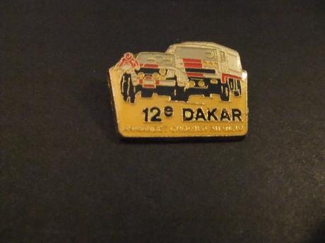 Woestijnrally Dakar ( Parijs-Dakar) vrachtwagens en motoren ( 12e keer)